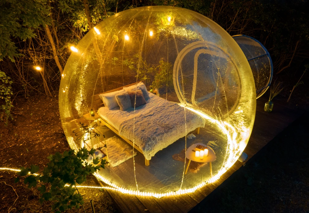 under the stars bubble tent